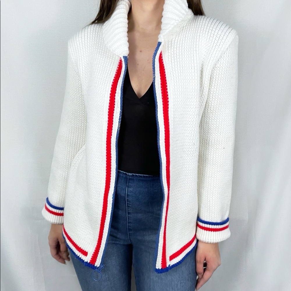 Vintage 70s Knit Track Jacket